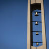 The bell tower on Main Campus on a sunny day